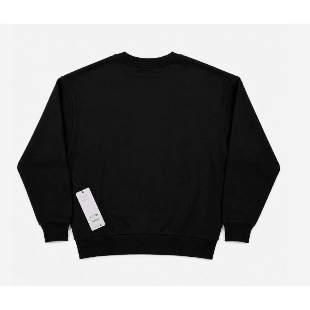 Alo Accolade Crewneck Sweatshirt Streetwear Black - New - Picture 2 of 5